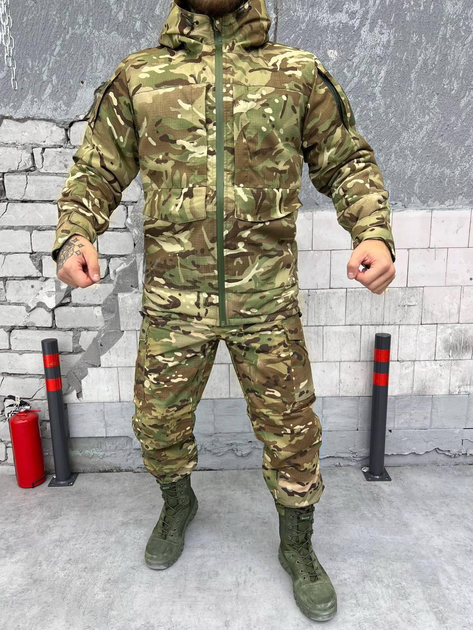 Зимовий чоловічий костюм Softshell куртка та штани Мультикам XXL (Kali) KL038 - зображення 1