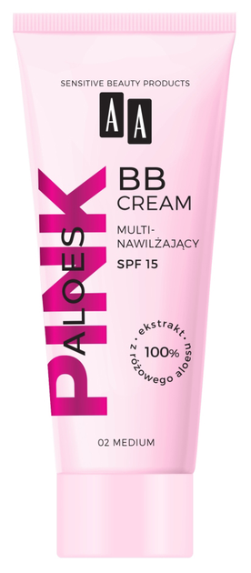 BB krem AA aloes pink BB cream multinawilżający 02 medium 30 ml (5900116088587) - obraz 1