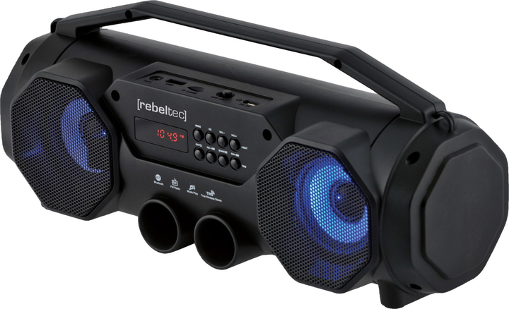 Głośnik przenośny Rebeltec SoundBox 340 Black (RBLGLO00044) - obraz 1