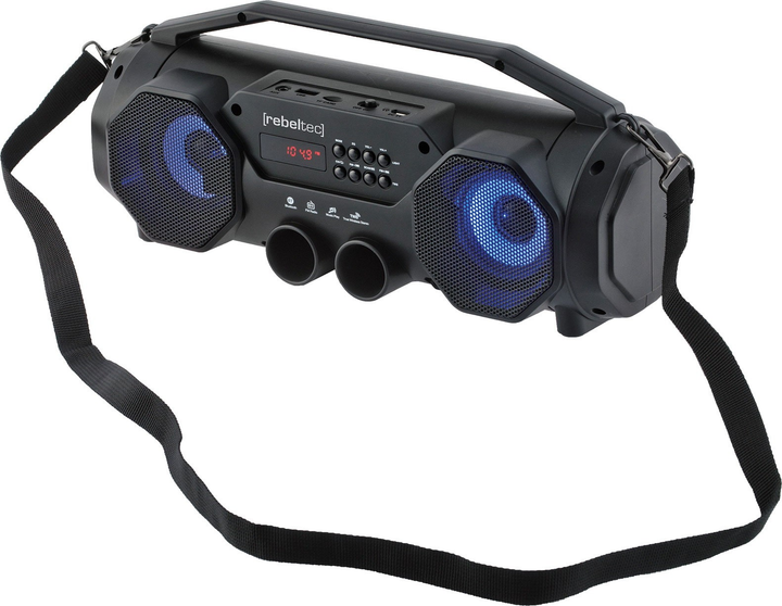 Głośnik przenośny Rebeltec SoundBox 340 Black (RBLGLO00044) - obraz 3
