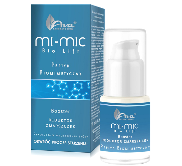 Booster – reduktor zmarszczek Ava Laboratorium Mi-Mic Bio Lift 15 ml (5906323006086) - obraz 1