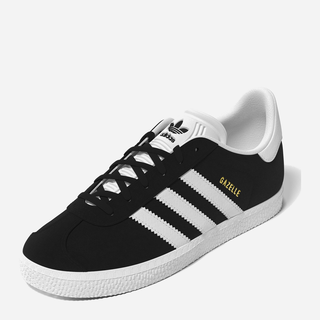 Sneakersy dziecięce dla dziewczynki adidas Originals Gazelle J BB2502 37 (4.5UK) Czarne (4057284000024) - obraz 6
