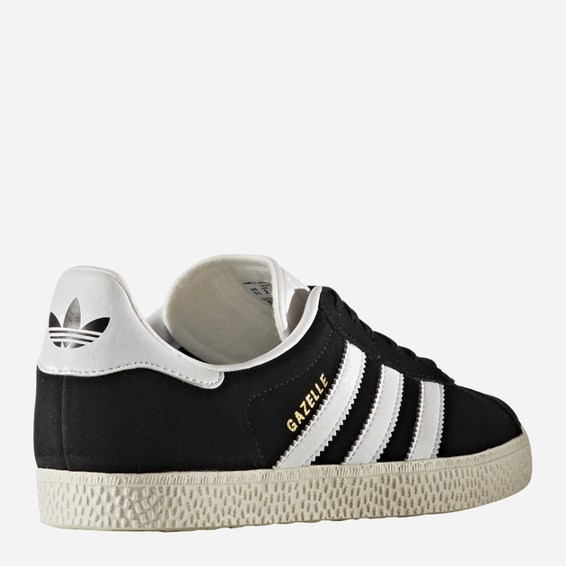 Sneakersy dziecięce dla dziewczynki adidas Originals Gazelle J BB2502 37 (4.5UK) Czarne (4057284000024) - obraz 13