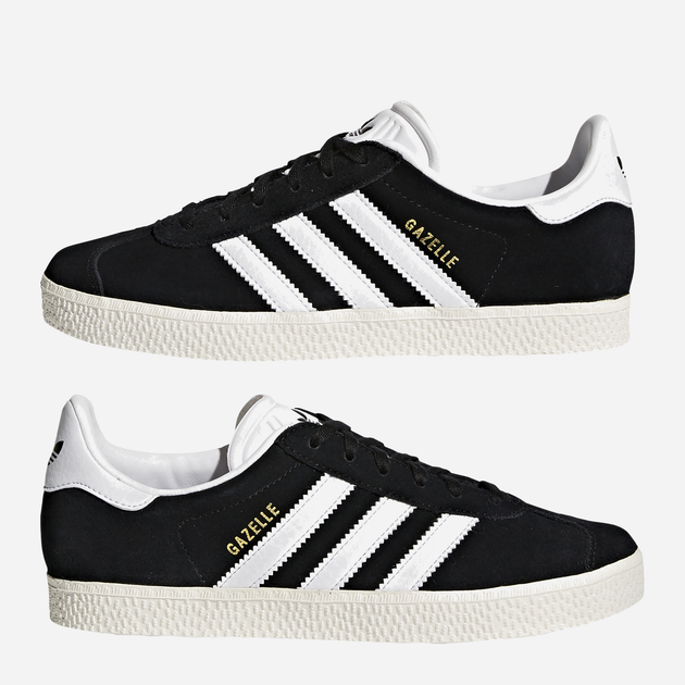 Підліткові кеди для дівчинки adidas Originals Gazelle J BB2502 38 (5UK) Чорні (4057284000048) - зображення 4