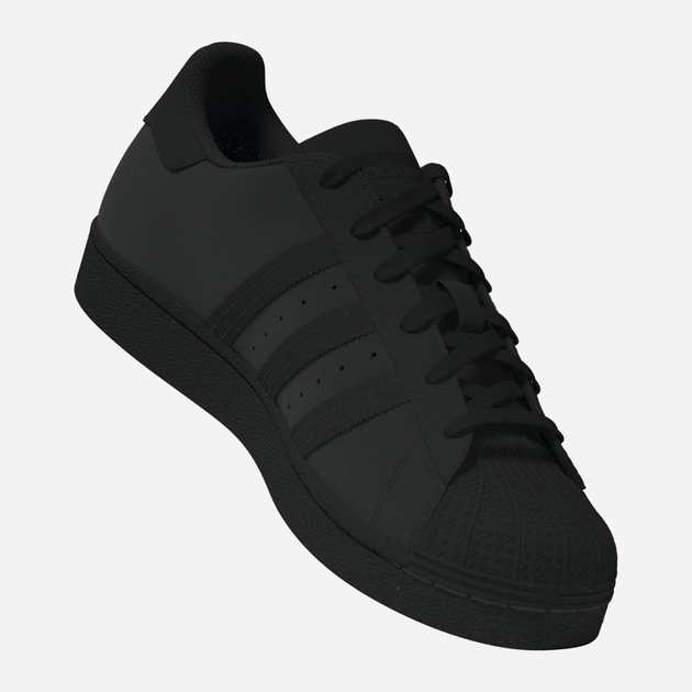 Підліткові кеди для дівчинки adidas Originals Superstar J FU7713 38 (5UK) Чорні (4062056554957) - зображення 9