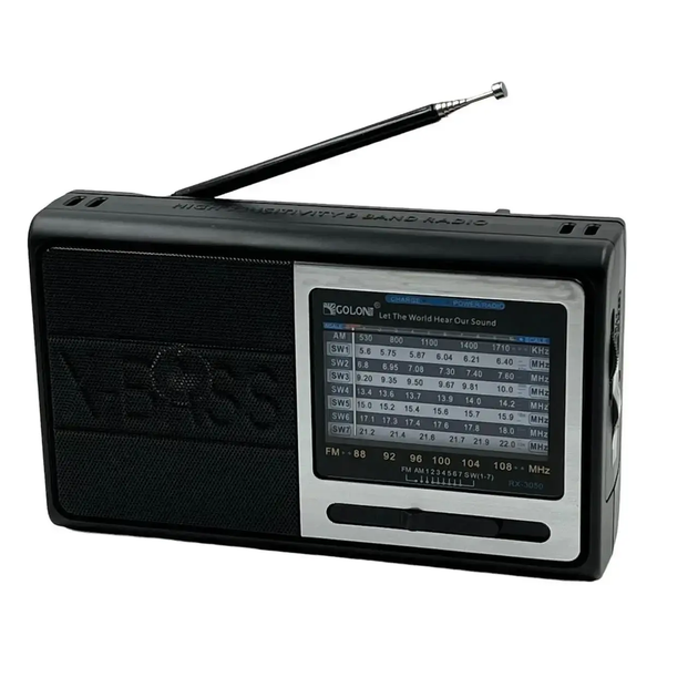 Радиоприемник Golon RX-3050 со встроенным аккумулятором FM-радио 6W Черный - изображение 3