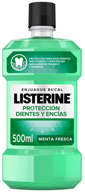 Еліксир для порожнини рота Listerine Dientes y Encías Enjuague Bucal 500 мл (3574661647579) - зображення 1