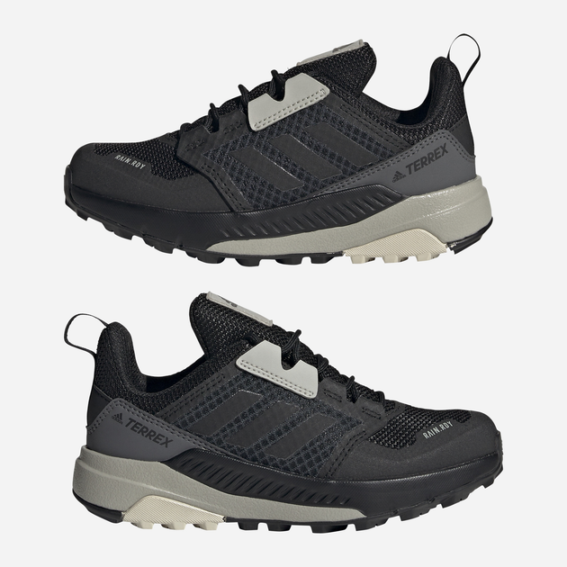 Підліткові трекінгові кросівки для хлопчика Adidas Terrex Trailmaker RAIN.RDY K FW9327 38 (5UK) Чорні (4062062752484) - зображення 14