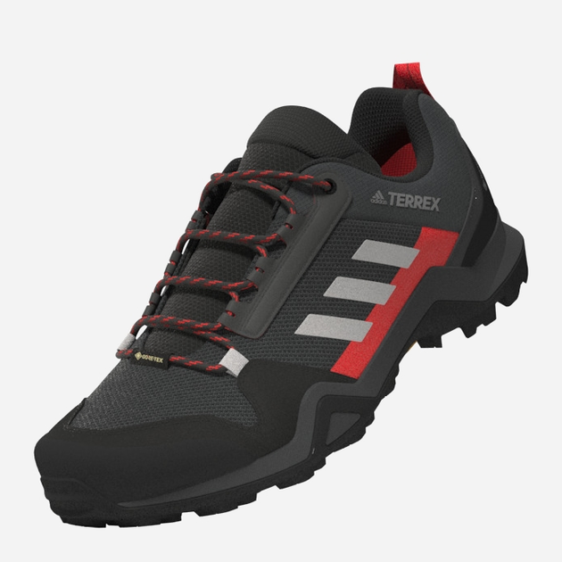 Buty trekkingowe męskie z membraną adidas Terrex AX3 GTX FX4568 43.5 (UK 9) Czarne z czerwonym (4064036564420) - obraz 5