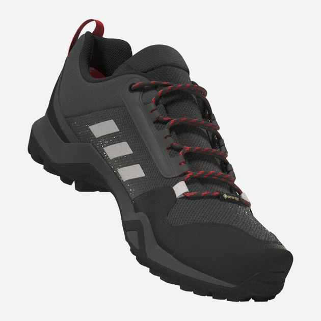 Buty trekkingowe męskie z membraną adidas Terrex AX3 GTX FX4568 42.5 (UK 8.5) Czarne z czerwonym (4064036564314) - obraz 7