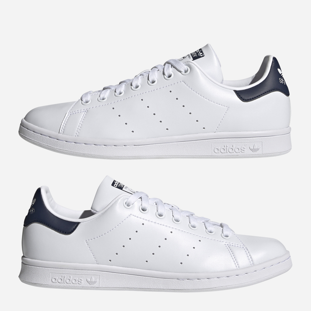 Sneakersy męskie do kostki adidas Originals Stan Smith FX5501 45.5 (UK 10.5) Białe (4064037429599) - obraz 14