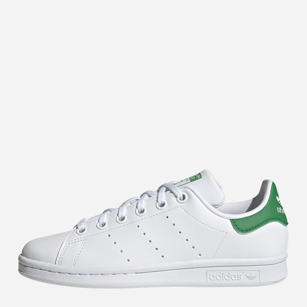 Sneakersy dziecięce dla dziewczynki adidas Originals Stan Smith J FX7519 38 (5UK) Białe z zielonym (4064037252999) - obraz 3