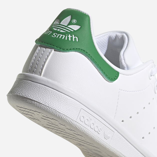 Sneakersy dziecięce dla dziewczynki adidas Originals Stan Smith J FX7519 36.5 (4UK) Białe z zielonym (4064037252975) - obraz 16