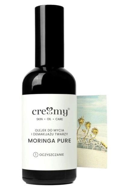 Olejek do mycia i demakijażu twarzy Creamy Moringa Pure 100 ml (5903707549160) - obraz 1