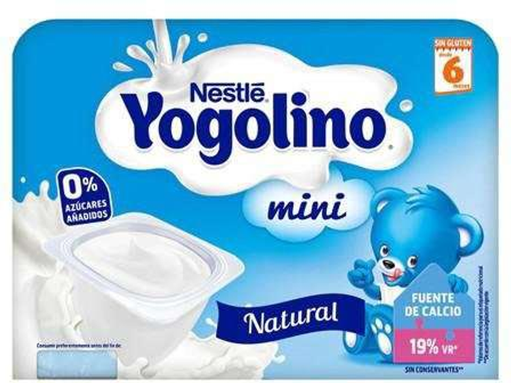 Deser mleczny Nestle Yogolino Mini Natural 6 x 60 g (7613037391275) - obraz 1