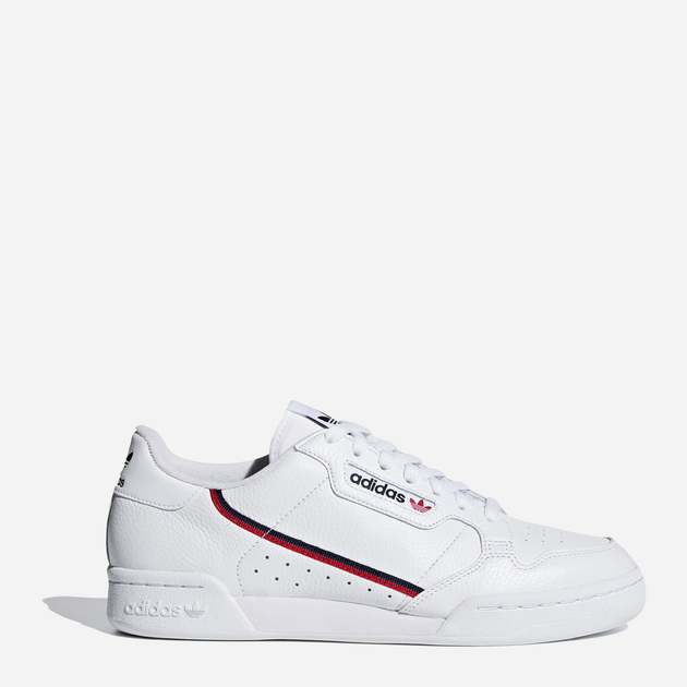 Tenisówki męskie z eko skóry do kostki Adidas Originals Continental 80 G27706 41.5 (UK 7.5) Białe (4060516415992) - obraz 1