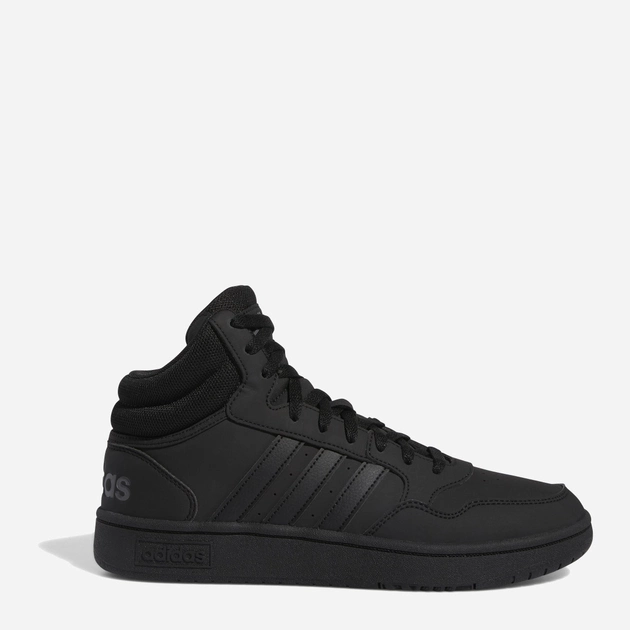 Sneakersy męskie na platformie wysokie Adidas Hoops 3.0 Mid GV6683 42.5 (UK 8.5) Czarne (4065425390668) - obraz 1