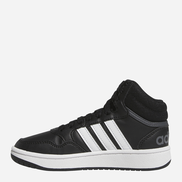 Черевики високі Adidas Hoops Mid 3.0 K GW0402 36 (UK 4) Чорні (4065418336314) - зображення 2