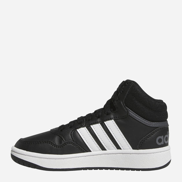 Підліткові черевики для хлопчика adidas Hoops Mid 3.0 K GW0402 38 (5UK) Чорні (4065418332538) - зображення 2