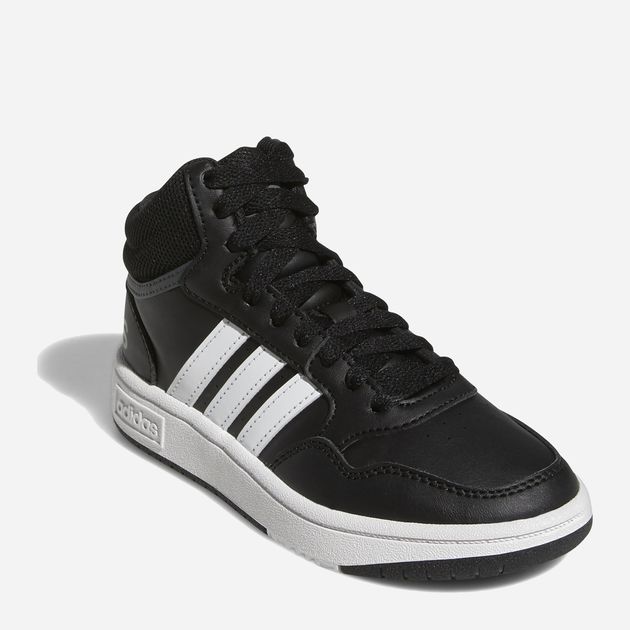 Trzewiki młodzieżowe chłopięce adidas Hoops Mid 3.0 K GW0402 38 (5UK) Czarne (4065418332538) - obraz 12