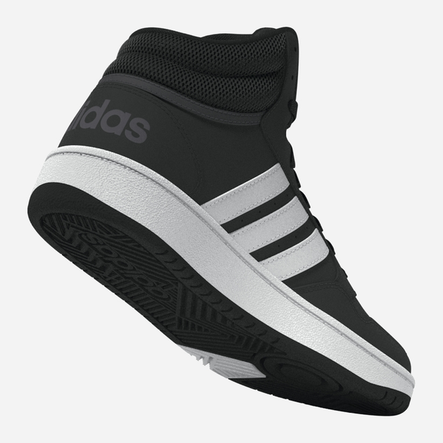 Підліткові черевики для хлопчика adidas Hoops Mid 3.0 K GW0402 39.5 (6UK) Чорні (4065418336161) - зображення 8