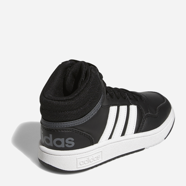 Підліткові черевики для хлопчика adidas Hoops Mid 3.0 K GW0402 39.5 (6UK) Чорні (4065418336161) - зображення 13