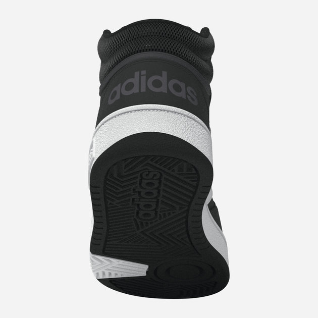 Підліткові черевики для хлопчика adidas Hoops Mid 3.0 K GW0402 38.5 (5.5UK) Чорні (4065418332484) - зображення 9