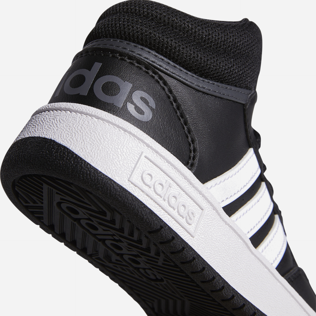 Trzewiki młodzieżowe chłopięce adidas Hoops Mid 3.0 K GW0402 37 (4.5UK) Czarne (4065418336192) - obraz 19