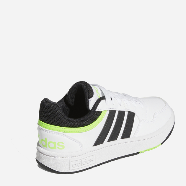 Підліткові кросівки для хлопчика adidas Hoops 3.0 K GW0428 38.5 (5.5UK) Білі (4065418374781) - зображення 5