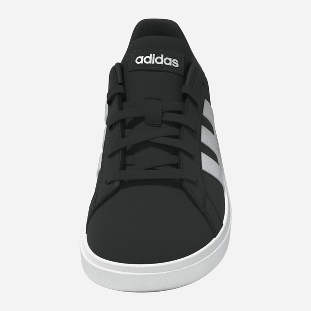 Підліткові кеди для хлопчика adidas Grand Court 2.0 K GW6503 38.5 (5.5UK) Чорні з білим (4065426180886) - зображення 5