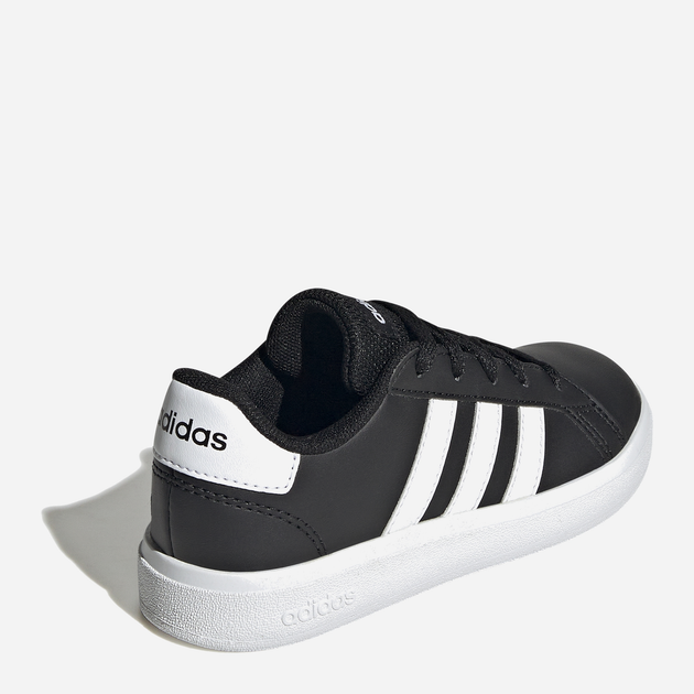 Підліткові кеди для хлопчика adidas Grand Court 2.0 K GW6503 40 (UK 6.5) Чорні з білим (4065426180961) - зображення 14