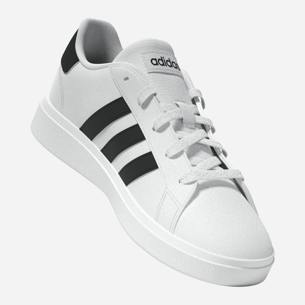 Підліткові кеди для хлопчика adidas Grand Court 2.0 K GW6511 37 (4.5UK) Білі (4065427859392) - зображення 9
