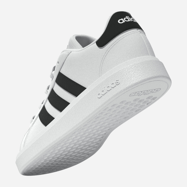 Підліткові кеди для хлопчика adidas Grand Court 2.0 K GW6511 37 (4.5UK) Білі (4065427859392) - зображення 13