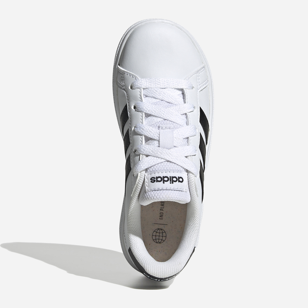 Підліткові кеди для хлопчика adidas Grand Court 2.0 K GW6511 40 (UK6.5) Білі (4065427859439) - зображення 14