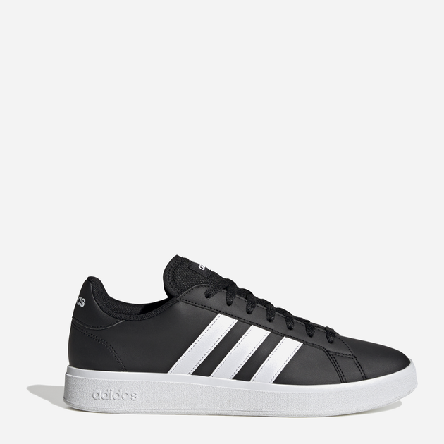 Sneakersy męskie do kostki adidas Grand Court Base 2.0 GW9251 42.5 (UK 8.5) Czarne (4065426717426) - obraz 1