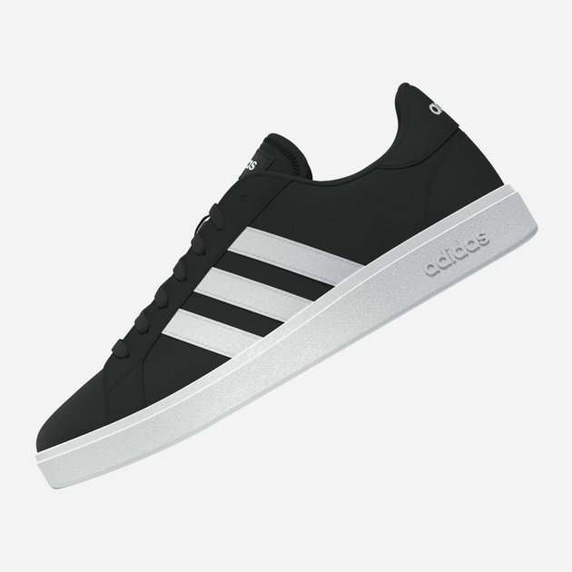 Чоловічі кеди низькі adidas Grand Court Base 2.0 GW9251 42.5 (UK 8.5) Чорні (4065426717426) - зображення 6
