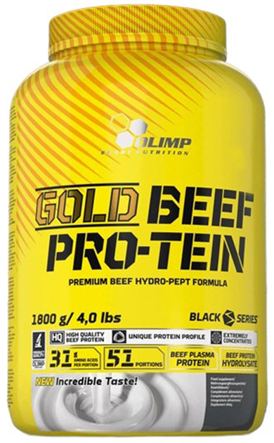 Protein Olimp Gold Beef Pro-Tein Gold Beef 1.8 kg Ciastko z kremem (5901330045431) - obraz 1