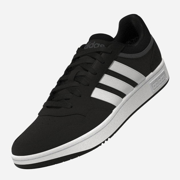 Чоловічі кеди низькі adidas Hoops 3.0 GY5432 43 (UK 10) Чорні (4065418286305) - зображення 3