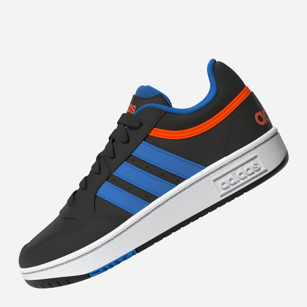Підліткові кеди для хлопчика adidas Hoops 3.0 K GZ1937 36.5 Чорні (4065426079302) - зображення 4