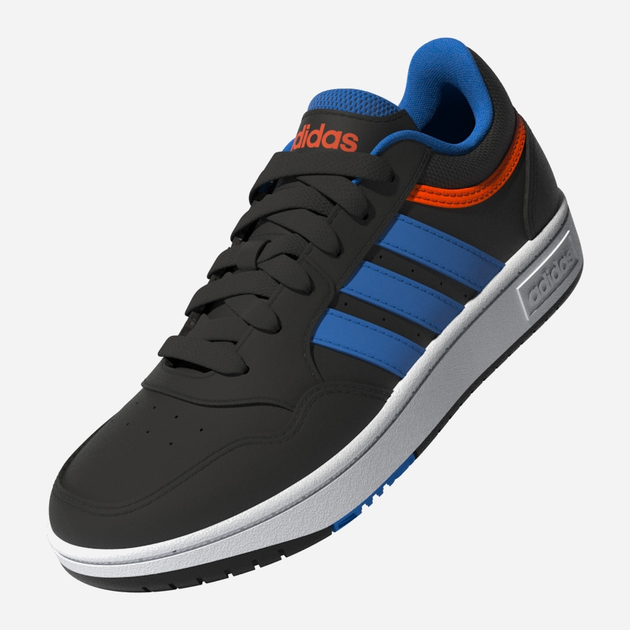 Підліткові кеди для хлопчика adidas Hoops 3.0 K GZ1937 36.5 Чорні (4065426079302) - зображення 5
