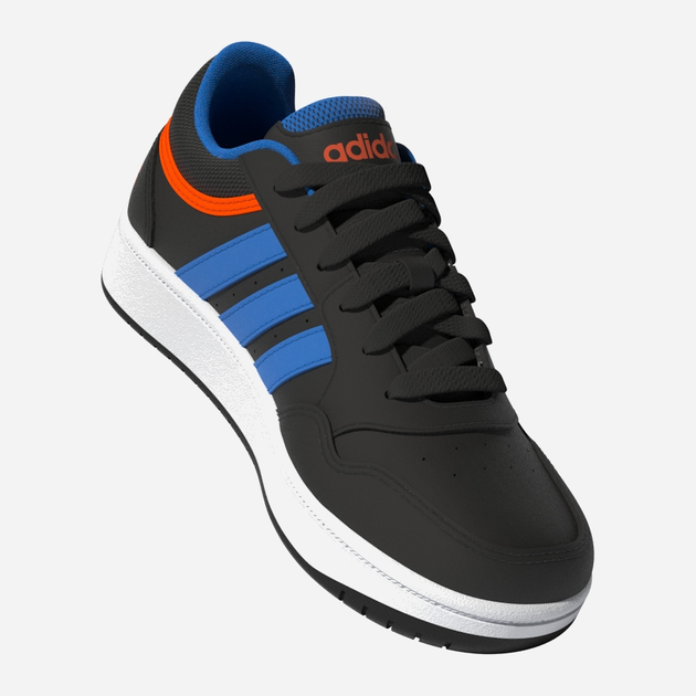 Підліткові кеди для хлопчика adidas Hoops 3.0 K GZ1937 36.5 Чорні (4065426079302) - зображення 7