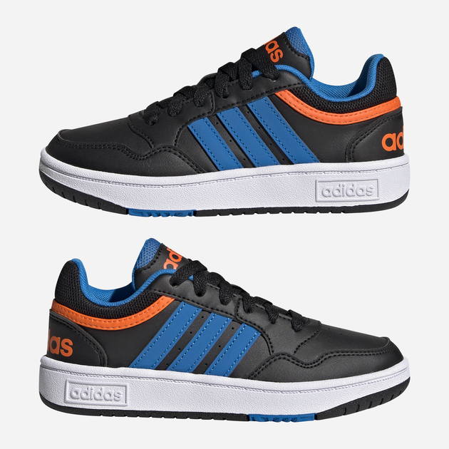 Підліткові кеди для хлопчика adidas Hoops 3.0 K GZ1937 36.5 Чорні (4065426079302) - зображення 19