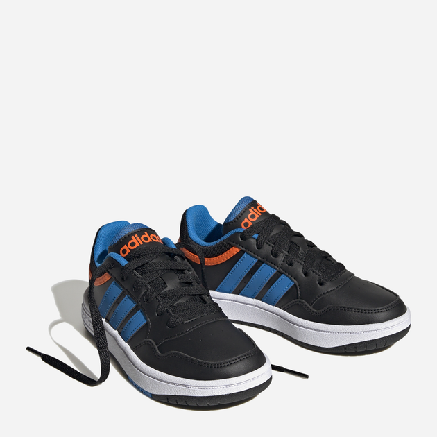 Підліткові кеди для хлопчика adidas Hoops 3.0 K GZ1937 38 Чорні (4065426079210) - зображення 15