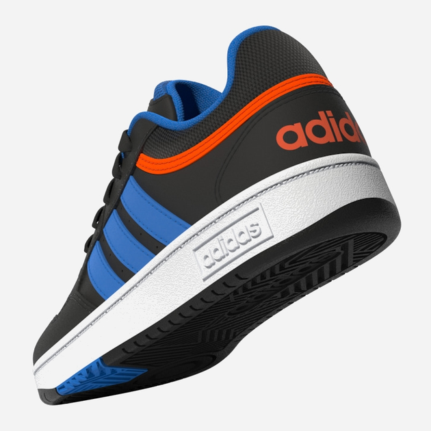 Підліткові кеди для хлопчика adidas Hoops 3.0 K GZ1937 39.5 Чорні (4065426079326) - зображення 11