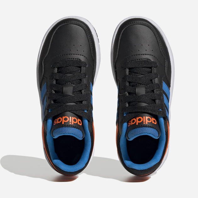 Підліткові кеди для хлопчика adidas Hoops 3.0 K GZ1937 39.5 Чорні (4065426079326) - зображення 12