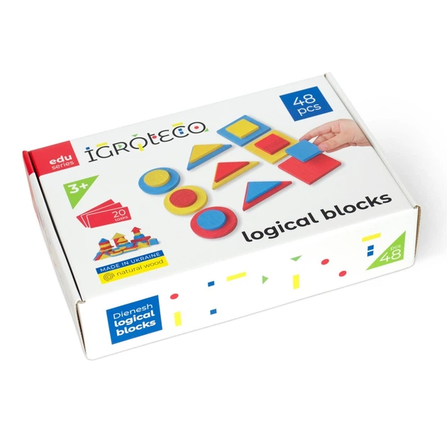 Логические блоки Дьенеша Игротеко 48 шт (900408) - изображение 3