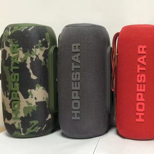 Портативная Беспроводная Bluetooth Колонка Hopestar H49 |BT5.0, 10 Вт, TWS, AUX/TF/USB, 6h, IP5X| Камуфляж - изображение 5