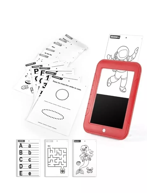 Планшет для рисования Magic Pad 3D Sketchpad с LED-подсветкой, красного цвета - изображение 5