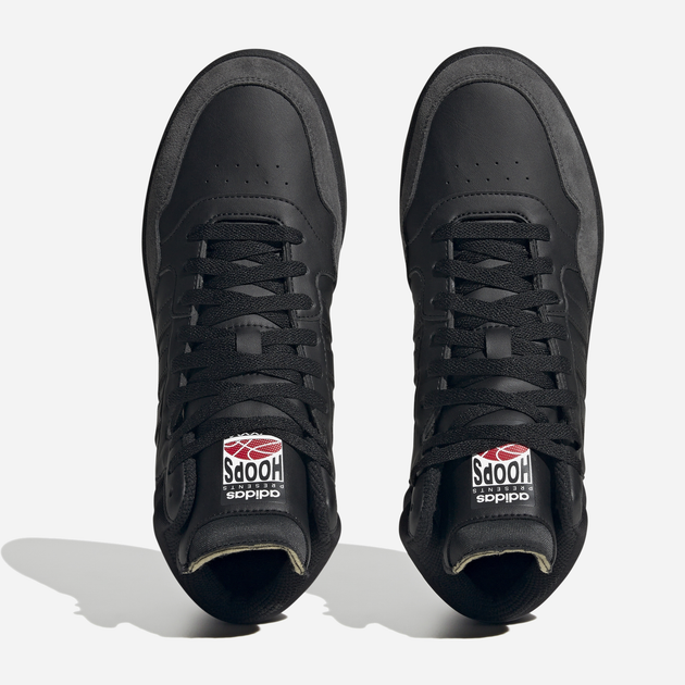 Чоловічі черевики високі adidas Hoops 3.0 Mid HP7939 42 (UK 8) Чорні (4066746031131) - зображення 11