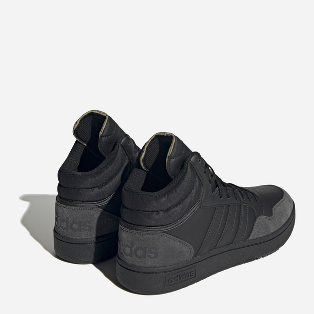 Чоловічі черевики високі adidas Hoops 3.0 Mid HP7939 42.5 (UK 8.5) Чорні (4066746031094) - зображення 15